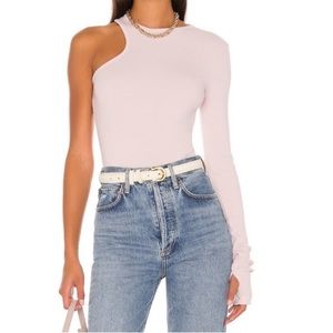 NWT Agolde Bea Cutaway Bodysuit